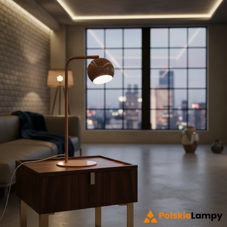 Lampa stołowa POP 1L Brown 109033 - Markslojd