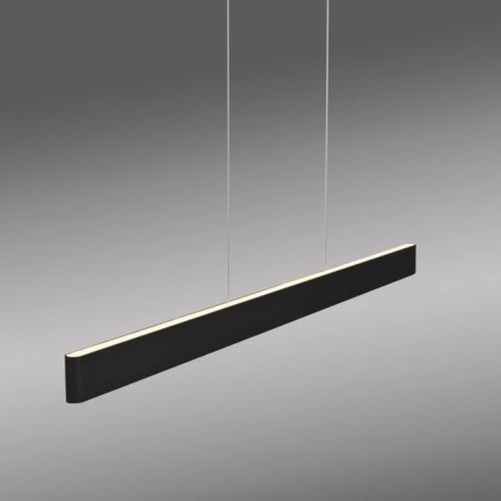 Lampa wisząca czarna podłużna nad stół na pilota Q-STRETTO 2687-18 - Paul Neuhaus