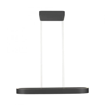 Lampa wisząca czarna na pilota nad stół Q-STRETTO 2688-18 - Paul Neuhaus