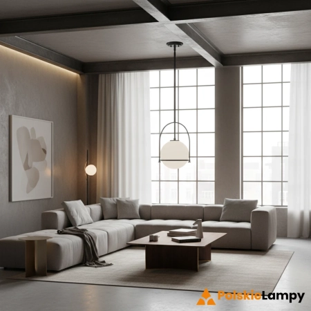 Lampa wisząca nowoczesna SOMERSET QN-SOMERSET-P-O-BK - Quintiesse