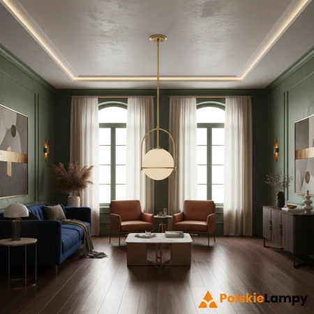 Lampa wisząca nowoczesna SOMERSET QN-SOMERSET-P-O-HB - Quintiesse