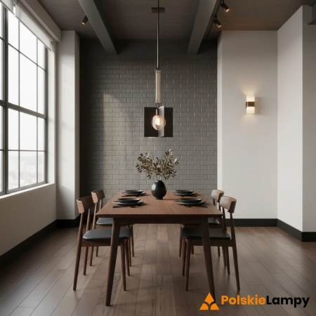 Lampa stylowa wisząca Ludlow grafit QN-LUDLOW-1P-GR - Quintiesse