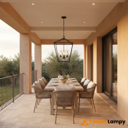 Lampa wisząca zewnętrzna ALFORD QN-ALFORD-PLACE-4P-MB - Quintiesse