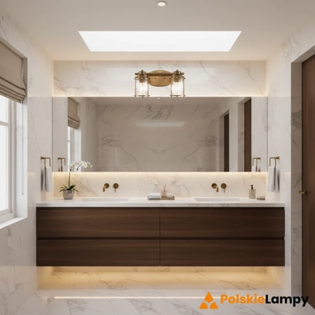 Kinkiet designerski łazienkowy ASHLAND BAY QN-ASHLANDBAY2-NBR-BATH - Quintiesse