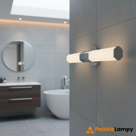 Kinkiet łazienkowy FACET QN-FACET-LED2-PC-BATH - Quintiesse