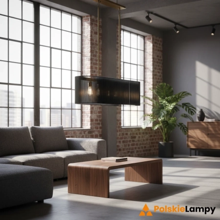 Lampa designerska wisząca LINARA QN-LINARA-ISLE-BK - Quintiesse