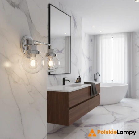 Kinkiet łazienkowy POPPY QN-POPPY2-PC-BATH – Quintiesse