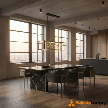 Lampa designerska wisząca STYX QN-STYX-LED-ISLE-BG - Quintiesse