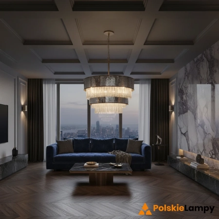 Lampa designerska wisząca REVERIE QN-REVERIE-12P-CPG - Quintiesse