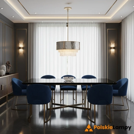 Lampa designerska wisząca REVERIE QN-REVERIE-4P-CPG - Quintiesse