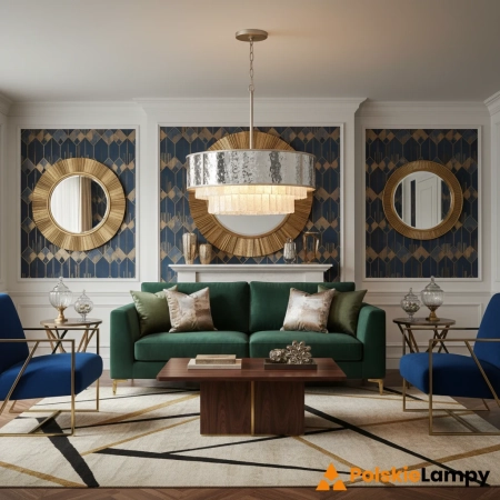 Lampa designerska wisząca REVERIE QN-REVERIE-8P-CPG - Quintiesse
