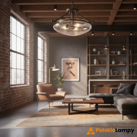 PółPlafon loft Belle stary brąz QN-BELLE-SF-OZ - Quintiesse
