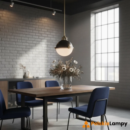 Lampa wisząca nowoczesna Fletcher stary cynky/stary mosiądz QN-FLETCHER-P-M-AZ - Quintiesse