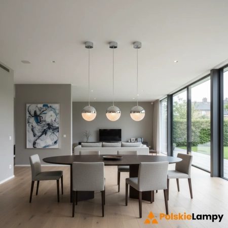 Lampa wisząca nowoczesna MOONLIT QN-MOONLIT-P-PC - Quintiesse