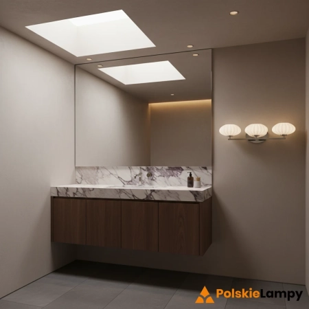 Kinkiet designerski łazienkowy PIM QN-PIM3-PC - Quintiesse
