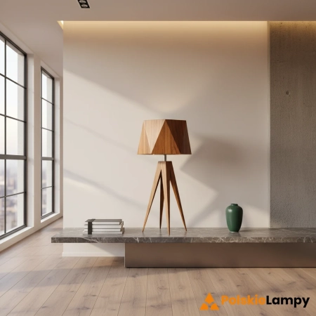 Lampa stołowa Angular QN-ANGULAR-TL-TEAK - Quintiesse