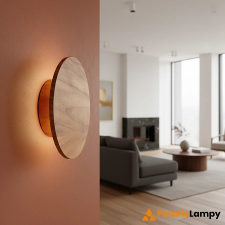 Kinkiet LED Clean QN-CLEAN-LED-WB-25-TEAK - Quintiesse