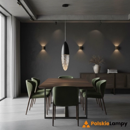 Lampa wisząca Ecrou QN-ECROU-1P-BK - Quintiesse