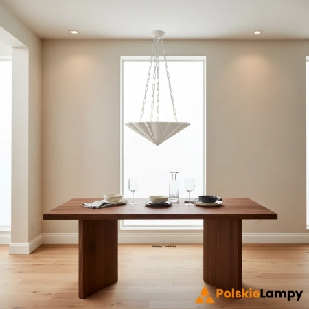 Lampa wisząca metalowa biała 3-punktowa QN-MARTINE-P-WHT z serii Martine
