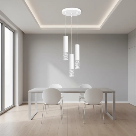Lampa wisząca LAMI 3P biały SL.1689 - Sollux