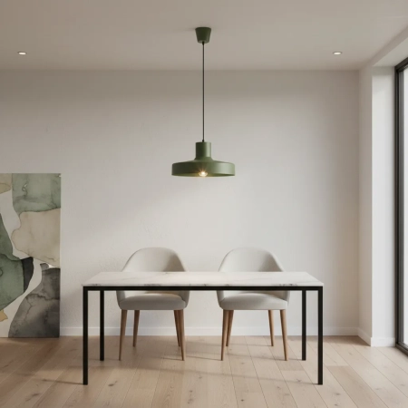 Lampa wisząca BILO zielona oliwka SL.1705 - Sollux