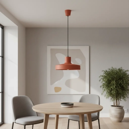 Lampa wisząca BILO ochra czerwona SL.1706 - Sollux