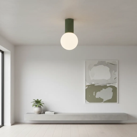 Plafon HALO zielony oliwkowy IP44 SL.1723 - Sollux