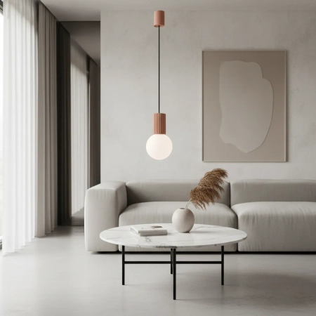 Lampa wisząca HALO 1 mocca SL.1734 - Sollux