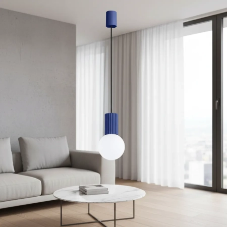 Lampa wisząca HALO 1 ultramaryna SL.1739 - Sollux