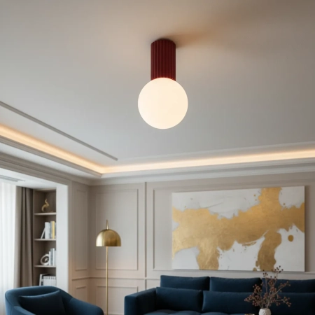 Plafon HALO burgund IP44 SL.1748 - Sollux