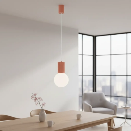 Lampa wisząca HALO 1 brzoskwiniowa SL.1754 - Sollux