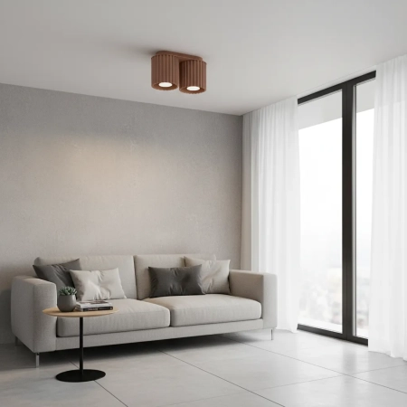 Plafon AURA 2 mocca GU10 SL.1805 - Sollux