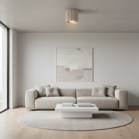 Plafon AURA 1 taupe GU10 SL.1814 - Sollux