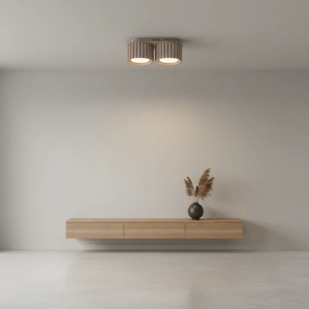 Plafon AURA 2 taupe GX53 SL.1818 - Sollux