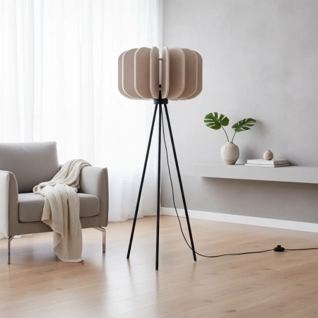 Lampa podłogowa MULA 45 beżowa SL.1863 - Sollux