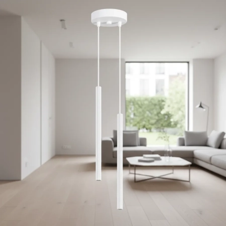 Lampa wisząca ARCHE 2P biała SL.1866 - Sollux