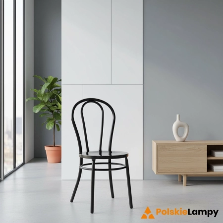 Krzesło CAFE czarne  MH-009CH-B - Step Into Design