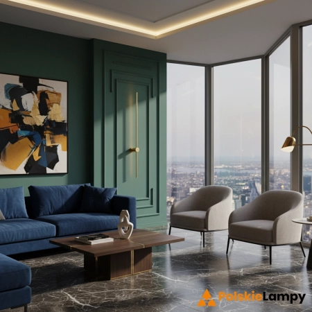 Lampa ścienna SPARO LED złoty połysk 100 cmST-1067W-1GD - Step into Design
