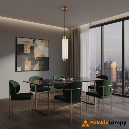 Lampa wisząca OSMO-1 LED złota 38 cm ST-15038P-1 - Step into Design