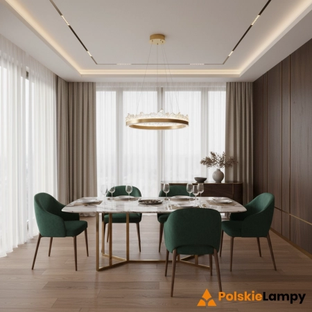 Lampa wisząca MONTANA LED złota 60 cm ST-6490P/1 - Step into Design