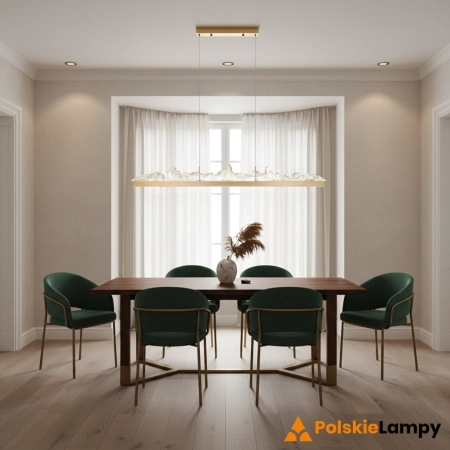 Lampa wisząca MONTANA LONG LED złota 125 cm ST-6490P/L - Step into Design