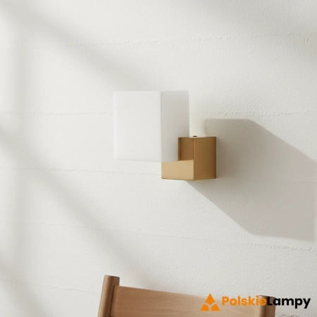 Lampa ścienna CUBO LED złota 18 cm ST-DL-8537 gold - Step into Design
