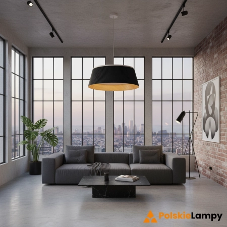 Plafon sufitowy FRILL LED czarny 45 cmST-DL6487-C-BK - Step into Design