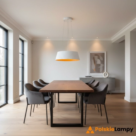 Lampa wisząca FRILL LED biała 45 cm ST-DL6487-WH - Step into Design
