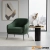 Stolik kawowy COLUMN marmurowy czarno złoty 55 cm DP-FA1 black gold - Step Into Design