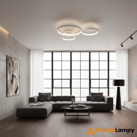 Plafon LED biały metalowy 3-punktowy SPL-20452-3-WH z serii MAVER - Lampy Italux