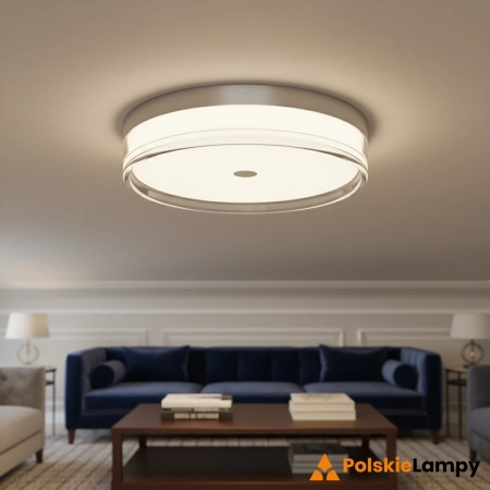 Plafon LED okrągły biały 30cm PLF-64536-S-WH z serii MOLINO - Lampy Italux