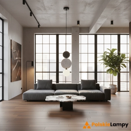 Lampa wisząca metalowa z filcem wielokolorowa PND-59779B-1M-MLTI z serii ANDREA - Lampy Italux