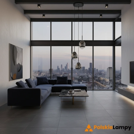 Lampa wisząca czarna metalowa 3-punktowa PND-40825-3-BK z serii MEOLO - Lampy Italux