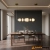 Lampa wisząca złota metalowa z ceramicznymi detalami PND-94981-5A-GD z serii Evans - Lampy Italux